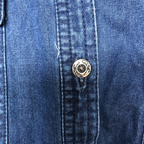 Womens Denim top or jacket with faded out bottom 2x - Picture 2 of 7